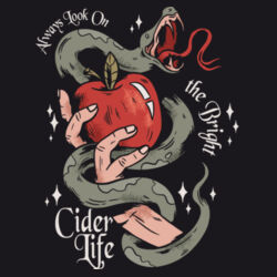 Bright Cider Life - ECO001 100% Recycled Cotton Tote Bag Design