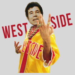 West Side - 9cm Square Hardback Drinks Coaster Design