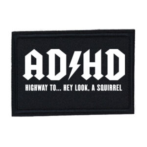 ADHD - Highway to... - PR01 Landscape 12cm x 8cm Rectangle Sew-On Patch Thumbnail