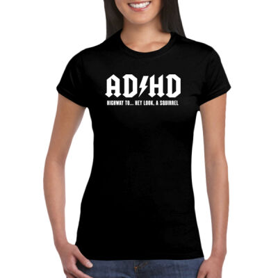 ADHD - Highway to... - GD72 Softstyle® Ladies' T-Shirt Thumbnail