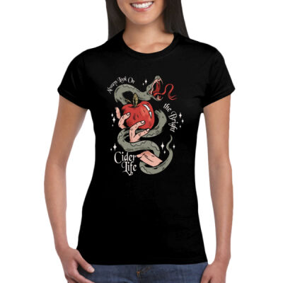 Bright Cider Life - GD72 Softstyle® Ladies' T-Shirt Thumbnail