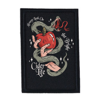 Bright Cider Life - PR01 Portrait 8cm x 12cm Rectangle Sew-On Patch Thumbnail