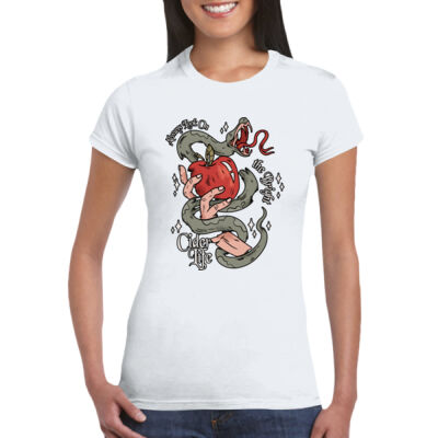 Bright Cider Life - GD72 Softstyle® Ladies' T-Shirt Thumbnail