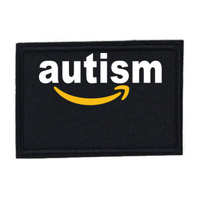Autism Amazon Style - PR01 Landscape 12cm x 8cm Rectangle Sew-On Patch Thumbnail