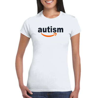 Autism Amazon Style - GD72 Softstyle® Ladies' T-Shirt Thumbnail