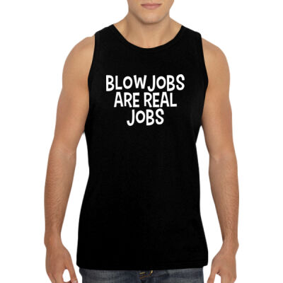 Blowjobs Are Real Jobs - GD12 Softstyle® Adult Tank Top Thumbnail