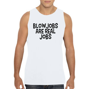 Blowjobs Are Real Jobs - GD12 Softstyle® Adult Tank Top Thumbnail