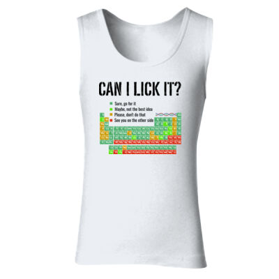 Can I Lick It? - GD77 Softstyle® Ladies' Tank Top Thumbnail