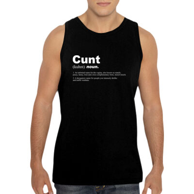 Cunt Noun - GD12 Softstyle® Adult Tank Top Thumbnail