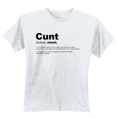Cunt Noun - GD01 Softstyle Adult T-Shirt Thumbnail
