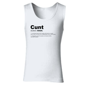 Cunt Noun - GD77 Softstyle® Ladies' Tank Top Thumbnail