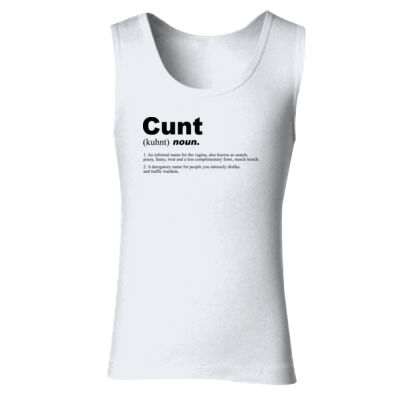 Cunt Noun - GD77 Softstyle® Ladies' Tank Top Thumbnail
