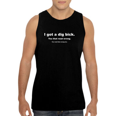 Dig Bick - GD12 Softstyle® Adult Tank Top Thumbnail