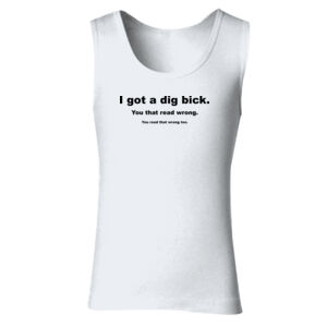 Dig Bick - GD77 Softstyle® Ladies' Tank Top Thumbnail