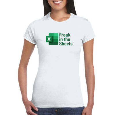 Freak In The Sheets - GD72 Softstyle® Ladies' T-Shirt Thumbnail