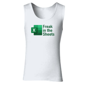 Freak In The Sheets - GD77 Softstyle® Ladies' Tank Top Thumbnail