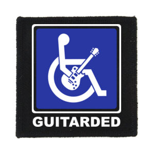 Guitarded - PS01 8cm Square Sew-On Patch Thumbnail