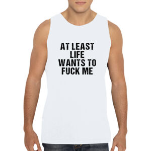 Life Wants To Fuck Me - GD12 Softstyle® Adult Tank Top Thumbnail