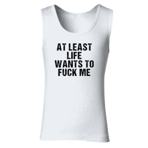Life Wants To Fuck Me - GD77 Softstyle® Ladies' Tank Top Thumbnail