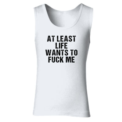 Life Wants To Fuck Me - GD77 Softstyle® Ladies' Tank Top Thumbnail