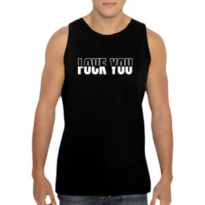 Love You Fuck You - GD12 Softstyle® Adult Tank Top Thumbnail