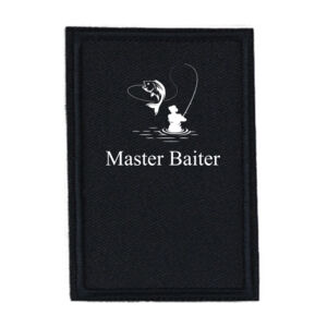 Master Baiter - PR01 Portrait 8cm x 12cm Rectangle Sew-On Patch Thumbnail