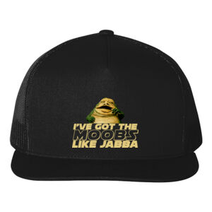 Moobs Like Jabba - B645 Vintage Snapback Trucker Thumbnail