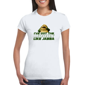 Moobs Like Jabba - GD72 Softstyle® Ladies' T-Shirt Thumbnail