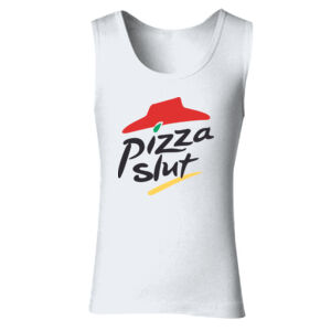 Pizza Slut - GD77 Softstyle® Ladies' Tank Top Thumbnail