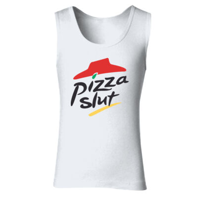 Pizza Slut - GD77 Softstyle® Ladies' Tank Top Thumbnail