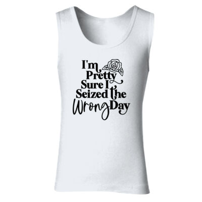 Seized The Wrong Day - GD77 Softstyle® Ladies' Tank Top Thumbnail