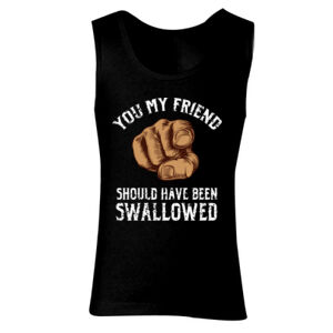 Should Have Been Swallowed - GD77 Softstyle® Ladies' Tank Top Thumbnail