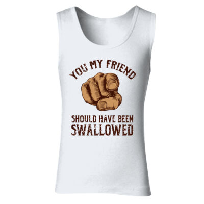 Should Have Been Swallowed - GD77 Softstyle® Ladies' Tank Top Thumbnail