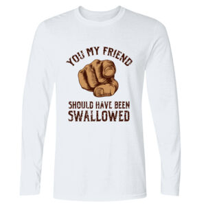 Should Have Been Swallowed - GD11 Softstyle® Adult Long Sleeve T-Shirt Thumbnail