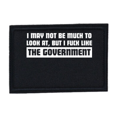 The Government - PR01 Landscape 12cm x 8cm Rectangle Sew-On Patch Thumbnail