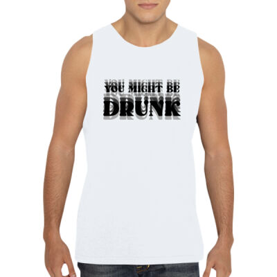 You Might Be Drunk - GD12 Softstyle® Adult Tank Top Thumbnail