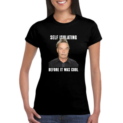 Self Isolating - GD72 Softstyle® Ladies' T-Shirt Thumbnail
