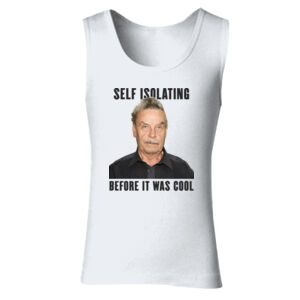 Self Isolating - GD77 Softstyle® Ladies' Tank Top Thumbnail