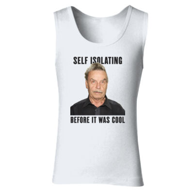 Self Isolating - GD77 Softstyle® Ladies' Tank Top Thumbnail