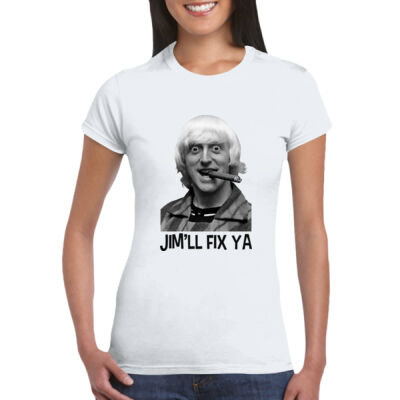 Jim'll Fix Ya - GD72 Softstyle® Ladies' T-Shirt Thumbnail