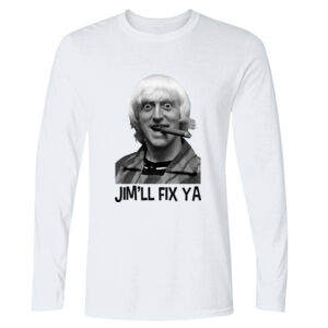 Jim'll Fix Ya - GD11 Softstyle® Adult Long Sleeve T-Shirt Thumbnail