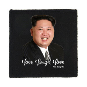Live, Laugh, Love - PS01 8cm Square Sew-On Patch Thumbnail