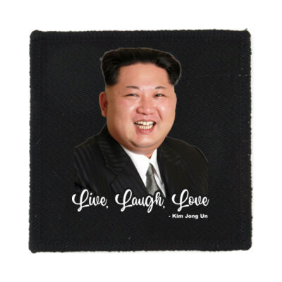 Live, Laugh, Love - PS01 8cm Square Sew-On Patch Thumbnail