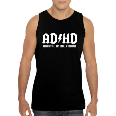 ADHD - Highway to... - GD12 Softstyle® Adult Tank Top Thumbnail