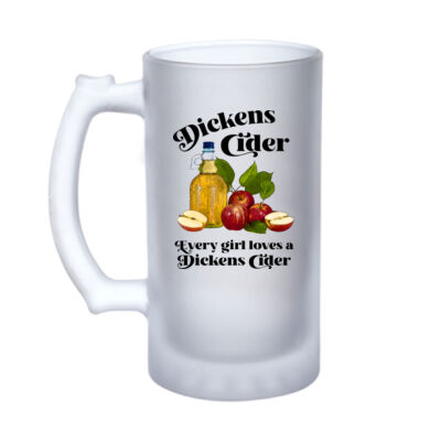 Dickens Cider - 16oz Frosted Glass Beer Stein Thumbnail