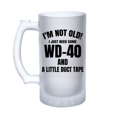 I'm Not Old - 16oz Frosted Glass Beer Stein Thumbnail